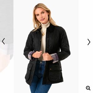 Barbour Beadnell Polarquilt Jacket in Black